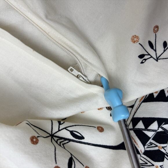 Handmade Full Circle Skirt Geometric African Antelope Women's Size M/L* - READ - Picture 16 of 16